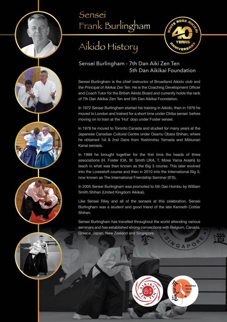 Sensei Frank Burlingham Biography