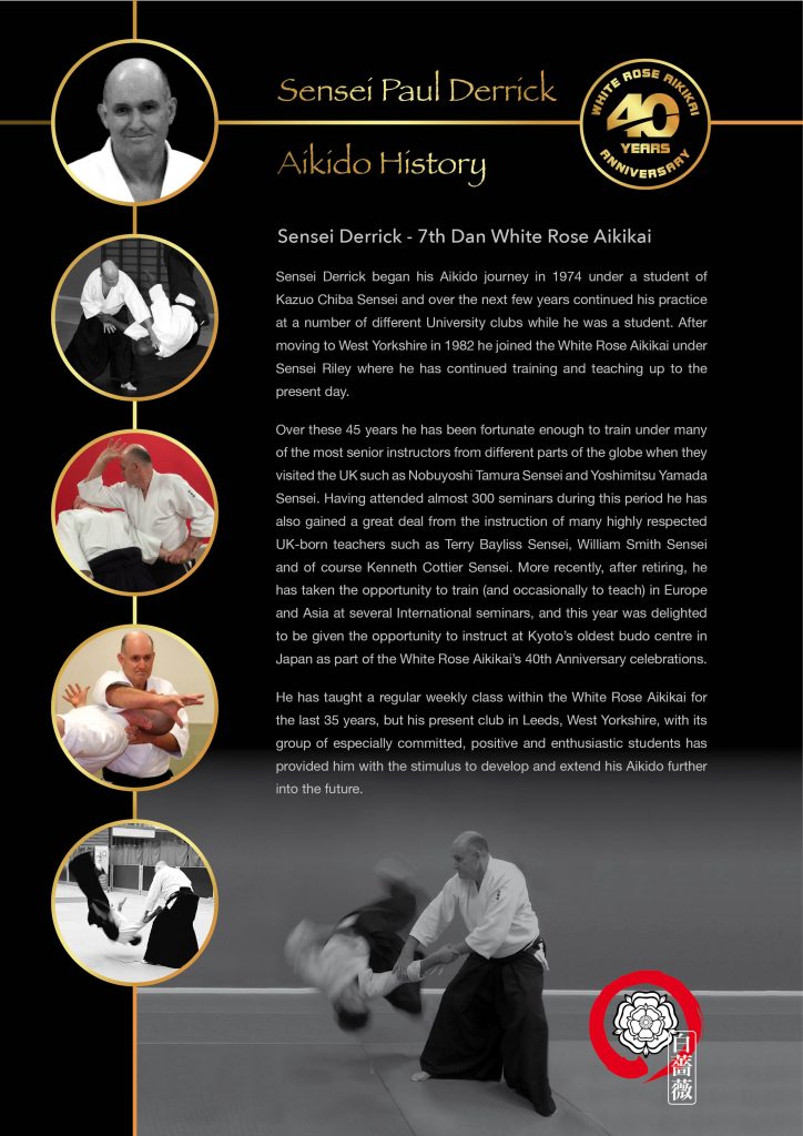Sensei Paul Derrick Biography