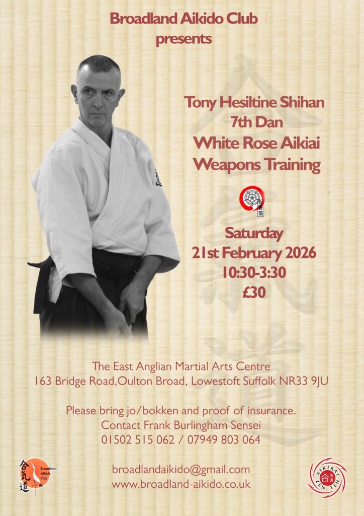 Heseltine Shihan Weapons Lowestoft 2026 Poster